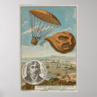 Poster Ballons et parachute 1797