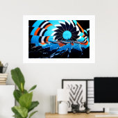 Poster Ballons n° 23-Poster (Bureau à domicile)