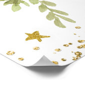 Poster Ballons roses Sur L'Affiche de bienvenue Lune (Coin)