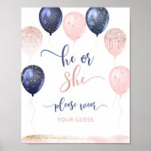 Poster Ballons, s'il vous plaît, portez vos devis (Devant)