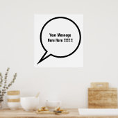 Poster Ballons vocaux (Cuisine)