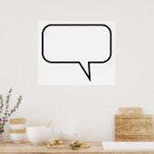 Poster Ballons vocaux (Cuisine)