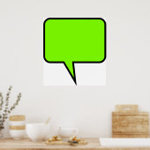 Poster Ballons Word (Cuisine)