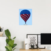 Poster Balloon 6822 Étoiles et rayures (Bureau à domicile)