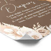 Poster Balloon à ours Boho Brown Late Night Diapés (Coin)