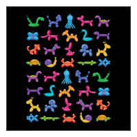 Balloon Animal Color Motif - Enfants & Fête Clown