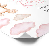 Poster Balloon d'ours rose Bearly Wait Diaper Raffin (Coin)