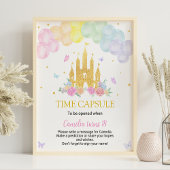 Poster Balloon rose or Princesse Time Capsule Poste