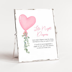 Poster Balloon rose Valentine Late Night Diapés