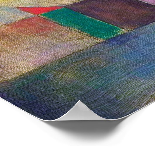 Poster Balloon rouge, Klee (Coin)