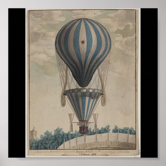 Poster Balloons à air chaud Art-Vintage 22 (Devant)