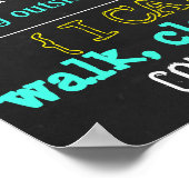 Poster Balloons Anniversaire de la fête (122) (Coin)