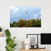 Poster Ballotte à air chaud (Bureau à domicile)