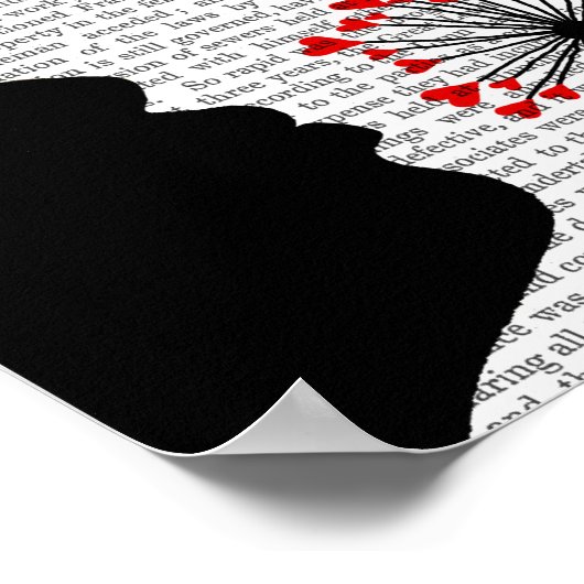 Poster Ballotte à air chaud avec plume de queue (Coin)