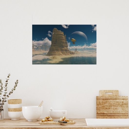 Poster Ballotte Dans L'Espace (Cuisine)