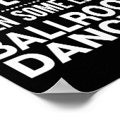 Poster Ballroom Dancing Men Danseuses Danseuses Danseuses (Coin)