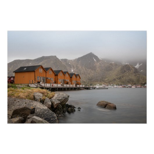 Poster Ballstad Lofoten (Devant)