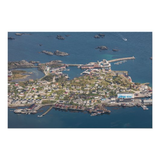 Poster Ballstad Lofoten (Devant)