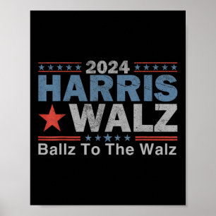 Poster Ballz Au W Harris W 2024 Kalama Harris Waltz 2