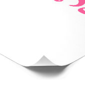 Poster Baloons adoptés - Nom personnalisé Date (Coin)