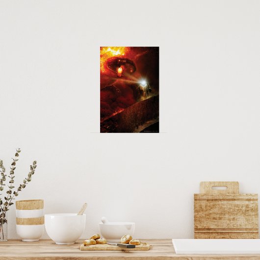 Poster Balrog contre GANDALF™ (Cuisine)