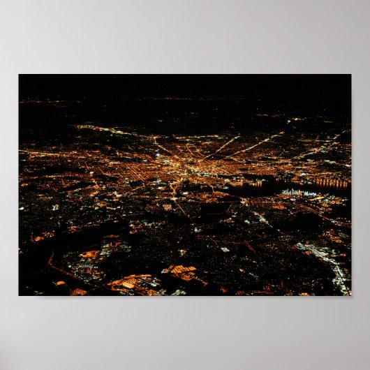 Poster Baltimore aérien 8x12 (Devant)