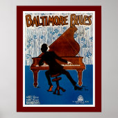 Poster Baltimore Blues (Devant)