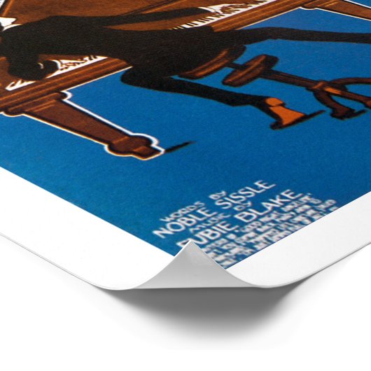 Poster Baltimore Blues Vintage Tôle (Coin)