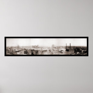 Poster Baltimore Harbor After The Fire Photo 1904