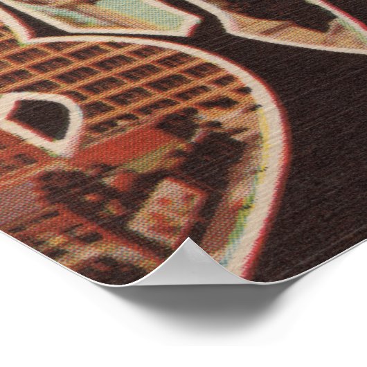 Poster Baltimore, Maryland - Scènes de grandes lettres (Coin)