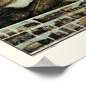 Poster Baltimore, MD Carte panoramique - 1870 (Coin)