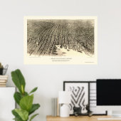 Poster Baltimore, MD Carte panoramique - 1912 (Bureau à domicile)