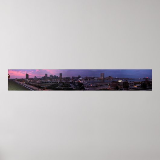 Poster Baltimore Panorama Test (Devant)