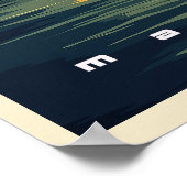 Poster Baltimore Retro Travel (Coin)