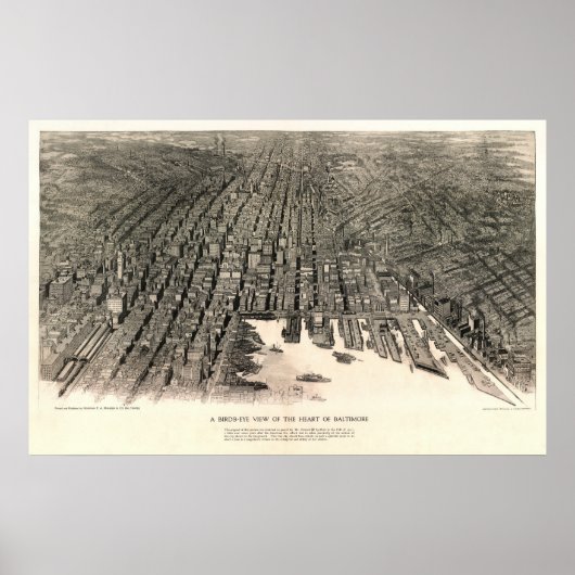 Poster Baltimore (Spofford) - QUALITÉ MOYENNE, voir note (Devant)