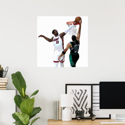 Poster Bam Adebayo Block (Bureau à domicile)