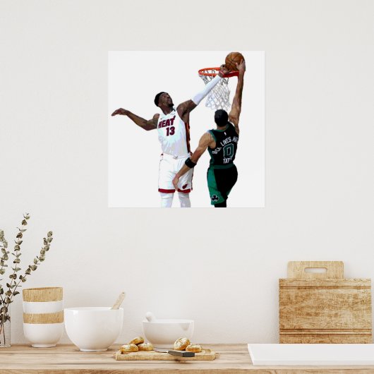 Poster Bam Adebayo Block (Cuisine)