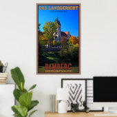 Poster Bamberg Landgericht (Bureau à domicile)