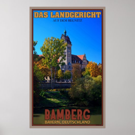 Poster Bamberg Landgericht (Devant)