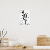 Poster Bamboo Sillouette (Cuisine)