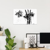 Poster Bambou (Bureau à domicile)