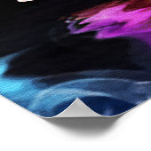 Poster Bambou et orchidée (Coin)