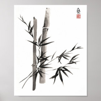 Poster Bambou Jumeau