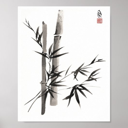 Poster Bambou Jumeau (Devant)