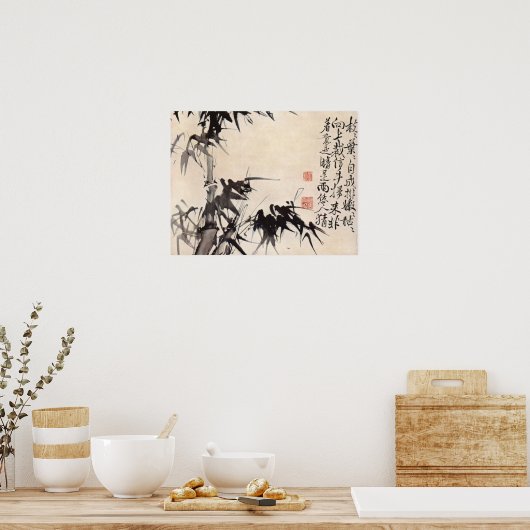 Poster Bambou par Hsu Wei (Cuisine)