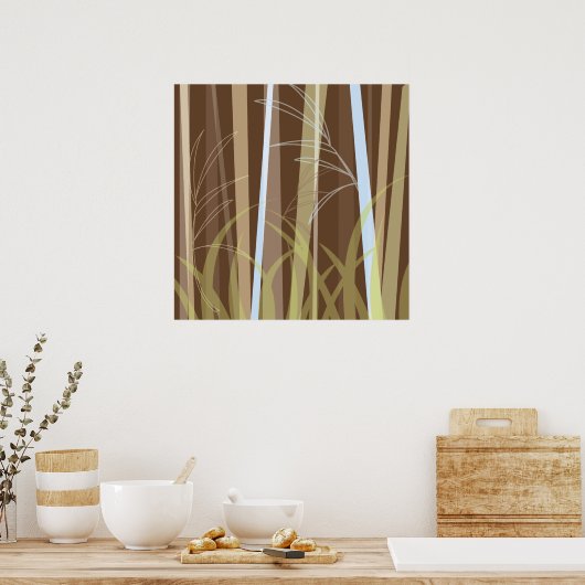 Poster Bambou sur Terra Firma (Cuisine)