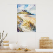 Poster Bamburgh Aquarelle 1 (Cuisine)