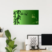 Poster Bambus (Bureau à domicile)