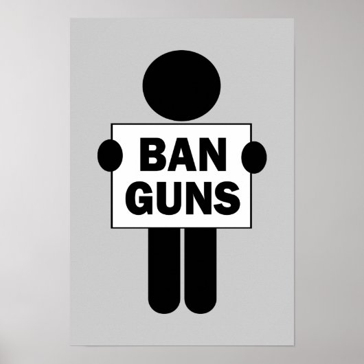 Poster Ban Guns (Devant)