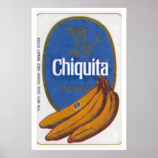Poster Banana Bunch - Matchbox Print - Aesthetic Wall Art (Devant)